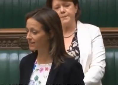 Conservative MP for Faversham and Mid Kent Helen Whateley introduces the Bill. Credit: Parliament TV