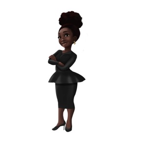 Black doll Biankha made by toy maker Biankha & Friends is a 'driven' CEO in suit. Credit: Biankha & Friends.