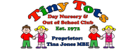 Tiny Tots Day Nursery and Out of School Club logo